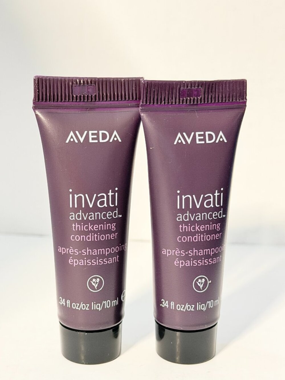 2 X Aveda Invati Advanced Thickening Conditioner - 0.34oz/10ml Travel Size